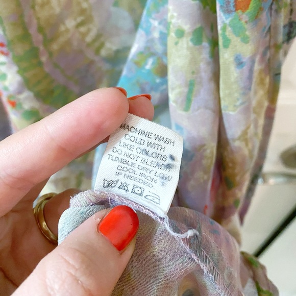 Bohemian style tie-dye throw - Picture 6 of 7